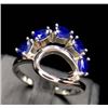 Image 2 : 3.5 ct Certified Silver Sapphire gemstone Ring ($4,327 Appraisal)