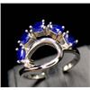 Image 3 : 3.5 ct Certified Silver Sapphire gemstone Ring ($4,327 Appraisal)