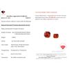 Image 1 : 6.88 ct Certified Spessartite Garnet gemstone Pair ($6,880 Appraisal)