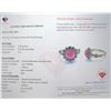 Image 1 : 3.9 ct Certified Silver Ruby gemstone Ring ($6,565 Appraisal)