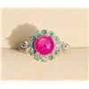 Image 3 : 3.9 ct Certified Silver Ruby gemstone Ring ($6,565 Appraisal)