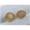 Image 2 : 5.64 ct Certified Kashmir Yellow Sapphire gemstone Pair ($4,200 Appraisal)