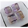 Image 3 : 48.73 ct Certified Bi-Colour Ametrine gemstone Parcel ($13,850 Appraisal)