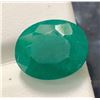 Image 2 : 7.5 ct Certified Brazilian Emerald gemstone ($7,850 Appraisal)