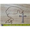 Image 1 : Cross necklace-15"L