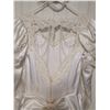 Image 6 : Vintage satin wedding dress. Lace, pearls & sequins.
