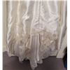 Image 7 : Vintage satin wedding dress. Lace, pearls & sequins.