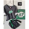 Image 1 : Authentic CFL Sask. Roughrider Youth shirt, Child jacket & seat cushion.