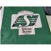 Image 4 : Authentic CFL Sask. Roughrider Youth shirt, Child jacket & seat cushion.