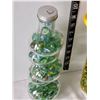Image 2 : Marbles in 2 bottles