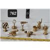Image 1 : Vtg. Heavy brass miniatures. Made in Holland.