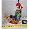 Image 1 : Vintage hand blown Murano style art glass Rooster.