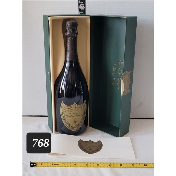 1990 full bottle of Dom Perignon.