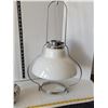 Image 5 : Early 20th century hanging Aladdin lamp model # 11 (USA) Genuine Aladdin chimney.