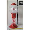 Image 1 : Vtg. Spiral Double Bubble gumball machine. Metal & plastic.