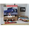 Image 1 : Revell Dodge Ram model with glue, paint & brushes.