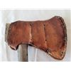 Image 4 : Vtg. Estwing hatchet. Leather wrapped handle & leather blade cover.