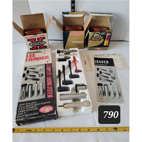 Lee Loader Kit & reusable shot gun shells.