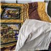 Image 2 : Moose flannel lined Quilt. 7 ft. X 6ft.