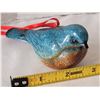 Image 7 : Vtg. Bird ornaments features Roman duck oil lamp reproduction,carved marble & ceramic birds.(Japan)