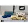 Image 1 : Vtg. Avon cars. 1955 Thunderbird, 1937 Cord & a Winnebago.