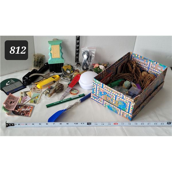Junk box assorted items.