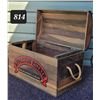 Image 1 : Vtg. Appleton Rum domed lid wood chest.