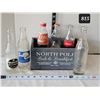 Image 1 : Vintage soda bottles. Starlight Bottlers (Saskatoon), Mission & Suncrest, plus 3 ukraine sodas.