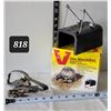 Image 1 : Small Oneida Victor trap & Black Box gopher trap.