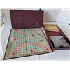 Image 5 : Vtg. 1953 Selchow & Righter Co. Scrabble board game & wood chess set.