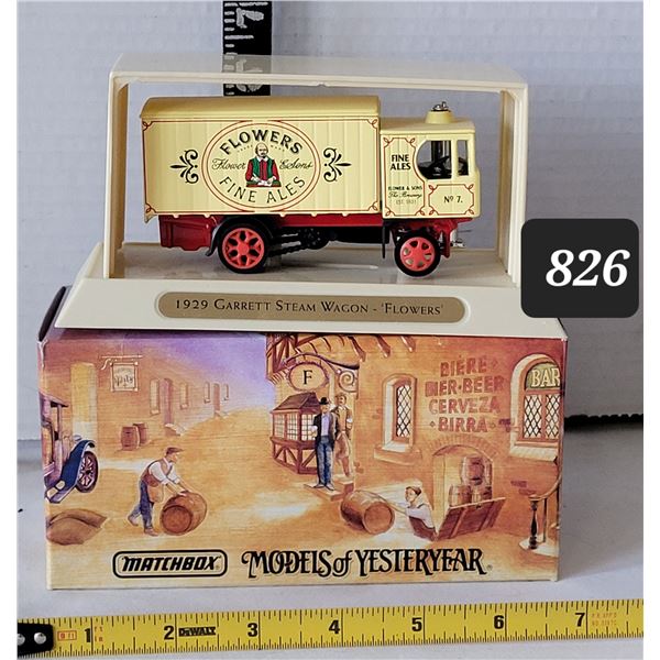 1929 Garrett Steam Wagon.1993 Matchbox Collectibles, model of Yesteryear.