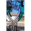 Image 3 : Hanging stained glass sun catchers.
