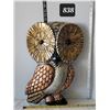 Image 1 : Vtg. Large, heavy chalkware owl.