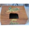 Image 3 : Wooden items. Handmade thresher & Jeep.