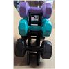 Image 2 : Welder Weight Dumbbell Set 2lb-8lb (2) Each on Stand  (6) Total