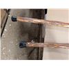 Image 2 : (2) Wood Walking Sticks w/ Stub Ends 50" and 42"