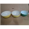 Image 5 : (6) Pc Pyrex Bowl Mixing Bowls