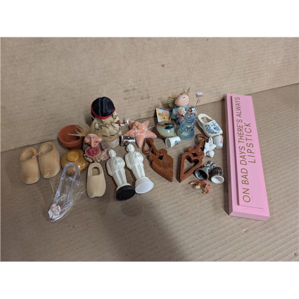 Lot of Misc. Vintage Charms, Decor, and etc.