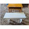 Image 2 : old Childs Wood Desk W/ Wooden Bench (19x25x26") and (30x11x18")