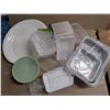 Image 5 : (2) Bags full of Misc. Tupperware and Tins and etc. As Shown