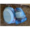 Image 1 : (2) Bags full of Misc. Tupperware and Tins and etc. As Shown