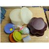 Image 2 : (2) Bags full of Misc. Tupperware and Tins and etc. As Shown