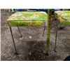 Image 2 : (2) Floral Pattern Vintage Cushion Stools