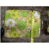 Image 3 : (2) Floral Pattern Vintage Cushion Stools