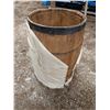 Image 1 : Wooden Vintage Barrel 18"H