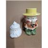 Image 1 : Vintage Cookie Jar Pig Cowboy Design 11"