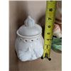 Image 3 : Vintage Cookie Jar Pig Cowboy Design 11"