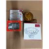 Image 1 : Celebrations Crystal Dish (4) Christmas Mugs, Enamel Tea Pot