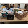 Image 1 : Boxes of Misc. Items (2023 Mcdonald Collectablies, Glass, Decor, and etc.)