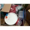 Image 8 : Boxes of Misc. Items (2023 Mcdonald Collectablies, Glass, Decor, and etc.)